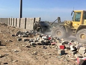 تخریب ساخت و سازهای غیر مجاز در منطقه هاشمک دماوند